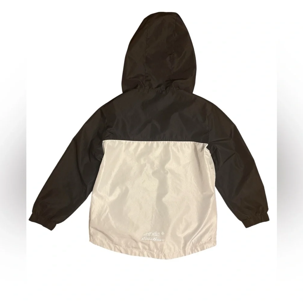 Eddie Bauer Black and White Hooded Jacket